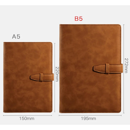 Creative Office PU Leather Notebook A5 B5 Daily Planner Agenda 2024 Hardcover Notebook Business Diary Notepad Note Book Cover