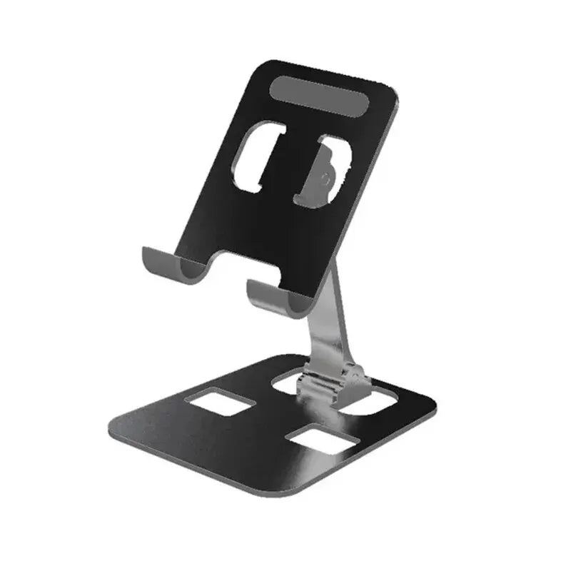 VIKEFON Aluminum Alloy Portable Tablet Holder for Ipad Adjustable Folding Lazy Desktop Live Mobile Phone Stand Mount Support