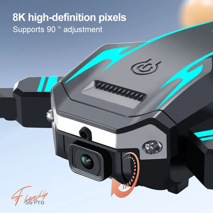 S6 Pro Drone Professional 4K HD Camera Foldable Quadcopter Aerial S6 GPS RC Helicopter FPV WIFI Obstacle Avoidance Toys