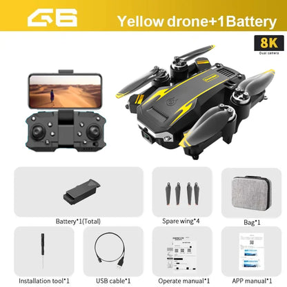 S6 Pro Drone Professional 4K HD Camera Foldable Quadcopter Aerial S6 GPS RC Helicopter FPV WIFI Obstacle Avoidance Toys