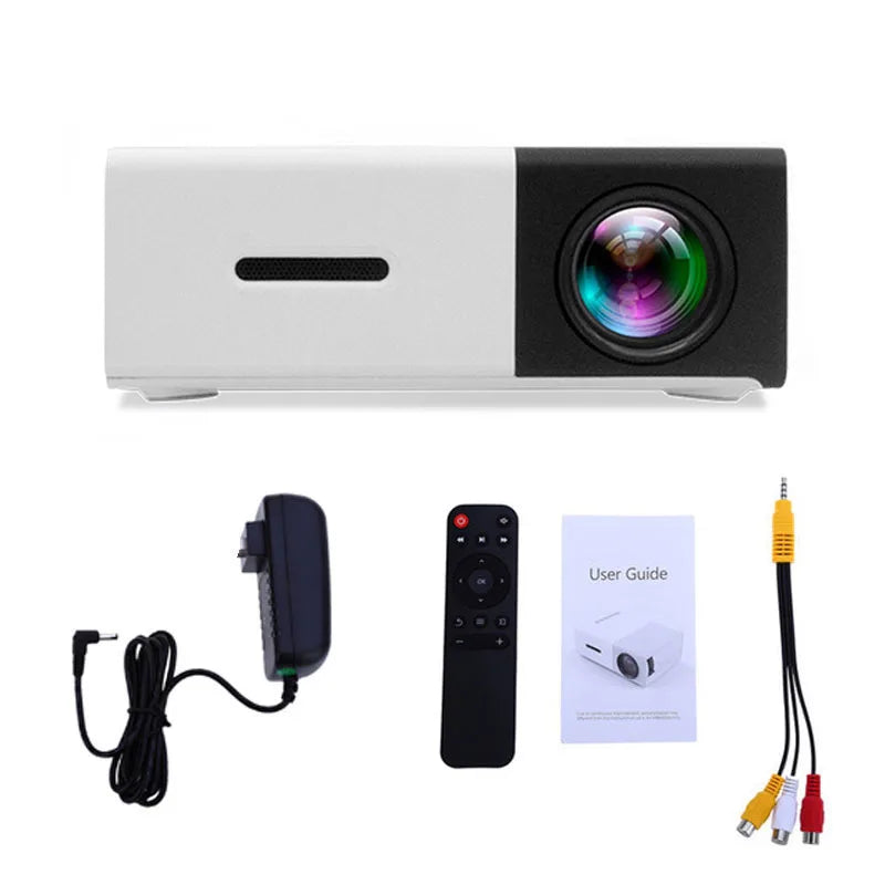 Mini Projector YG300 Pro LED Supported 1080P Full HD Portable Beamer Audio HDMI USB Video Projetor